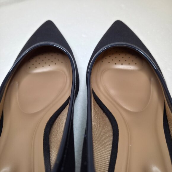 Abella True Comfort Alice Women’s Navy Blue Pointed Toe Mid-Heel Pumps - 7.5 - Picture 7 of 12